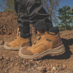 DEWALT Foundry Size 9  Wheat Waterproof Steel Toe Cap Safety Boots