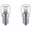 Philips Pygmy E14 Mini Globe Incandescent Oven Light Bulb 90lm 15W 2 Pack