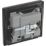 British General Evolve 13A 1-Gang SP Switched Socket + 2.1A 10.5W 2-Outlet Type A USB Charger Blue with Black Inserts