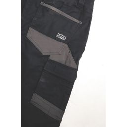 Hard Yakka Raptor Cuff Women's Trousers Black Size 14 30" L