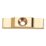 Essentials Turn Button Catches Polished Brass 38mm x 9mm 10 Pack