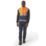 Regatta Pro Zip Collar Vest Hi-Vis Vest Orange/Navy Small 37.5" Chest