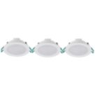 Sylvania SylSpot Neos Fixed  LED Recessed Spotlight White 4.8W 400lm 3 Pack