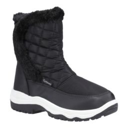 Cotswold Butterrow Size 8 Womens Black Snow Boots