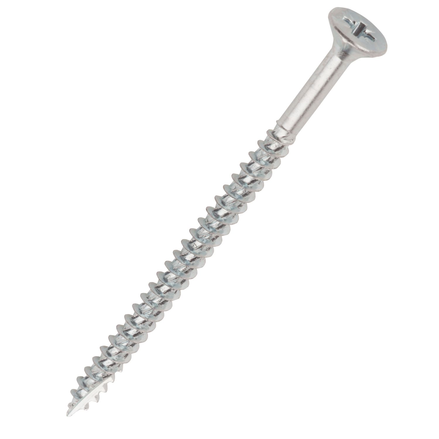 Turbo Silver PZ Double-Countersunk Multipurpose Screws 6mm x 90mm 100 Pack (25128)