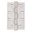 Smith & Locke  Polished Stainless Steel Grade 7 Fire Rated Washered Hinges 102mm x 67mm 2 Pack