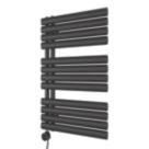 Ximax 816mm x 500mm 1024BTU Black Flat Electric Towel Radiator