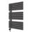 Ximax 816mm x 500mm 1024BTU Black Flat Electric Towel Radiator