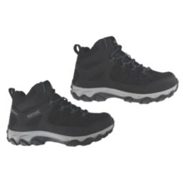 Regatta Edgepoint IV Mid Size 8 Womens Black / Storm Blue Waterproof  Non Safety Work Boots