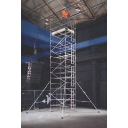 Boss 1450 Ladderspan 3T Double Depth Top Grade Aluminium Tower 1.2m x 1.8m x 7.2m