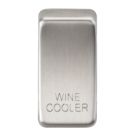 Knightsbridge 'WINE COOLER' Switch Cover Brushed Chrome