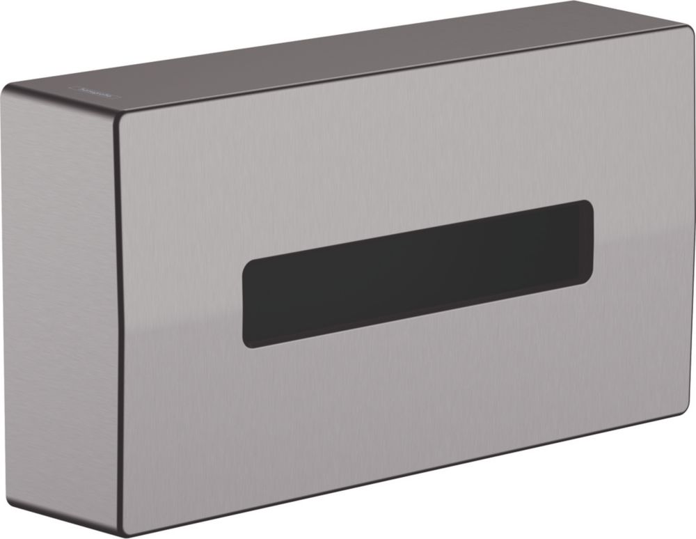 Hansgrohe AddStoris Tissue Box Brushed Black Chrome