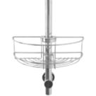 Croydex  1-Tier Riser Rail Basket Chrome