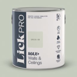 LickPro Max+ 2.5Ltr Green 09 Eggshell Emulsion  Paint