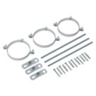 Vaillant Adjustable Flue Support Clips 60/100mm 3 Pack