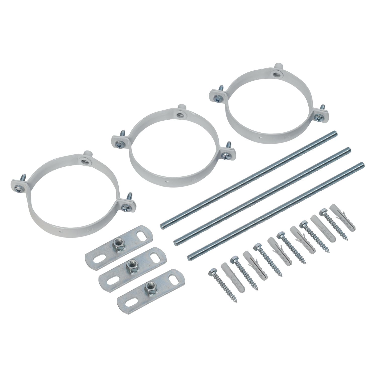 Vaillant Adjustable Flue Support Clips 60/100mm 3 Pack (251KK)