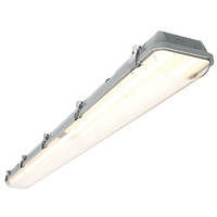 Ansell Tornado Twin 5ft LED Non-Corrosive Batten Fitting White & Grey 58W 6353lm