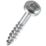 Trend PH/7X25/500C Square Flange Self Tapping Pocket Hole Screws Coarse Thread No. 7ga x 1" 500 Pack