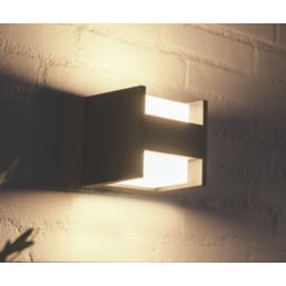 Philips Hue Fuzo Outdoor LED Square Wall Light Black 9.1W 1160lm