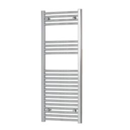 Flomasta Curved Towel Radiator 1200mm x 450mm Chrome 1153BTU - Screwfix