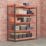 RB Boss Fastlok UDL/PC 5-Tier Metal Garage Shelving Unit 1200mm x 450mm x 1800mm