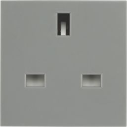 British General EMUKSG 13A Unswitched Modular Socket Grey
