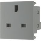 British General EMUKSG 13A Unswitched Modular Socket Grey