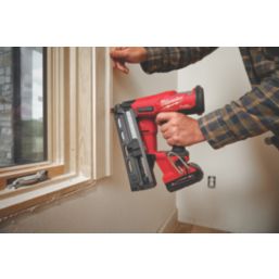 Milwaukee M18FN16GA-202X 1.6mm 18V 2 x 2.0Ah Li-Ion RedLithium Brushless Second Fix Cordless Nail Gun