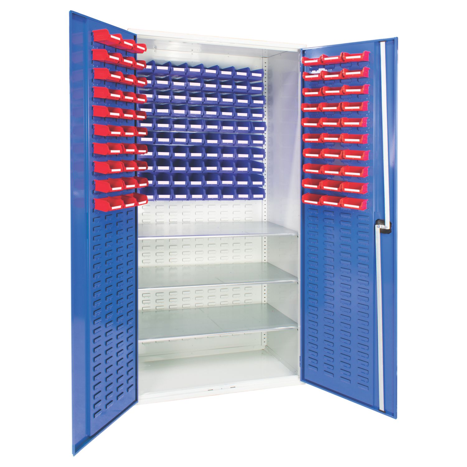 Barton Storage Cabinet with 140 Bins 1015mm x 430mm x 2000mm (252AG)