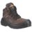 U-Power Helsinki Size 8  Brown Water-Resistant  Safety Boots