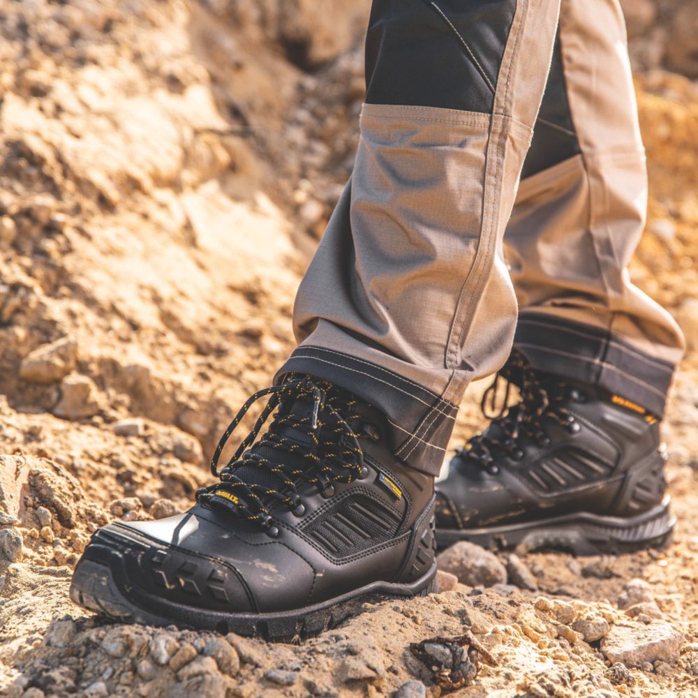 DEWALT Recip Size Black Waterproof Steel Toe Cap Safety Boots
