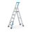 Zarges Aluminium 1.65m 5 Step Platform Step Ladder