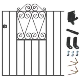 Apollo Wenlock Low Gate Black 777mm x 900mm