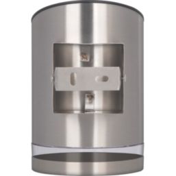 Luceco Guardian Outdoor LED Wall Light With PIR Sensor Stainless Steel 100lm