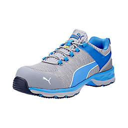 Puma Xcite Low Metal Free  Safety Trainers Grey/Blue Size 9.5