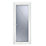 Crystal  Fully Glazed 1-Obscure Light Right-Hand Opening White uPVC Back Door 2090mm x 920mm
