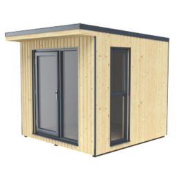 Forest Xtend+ 8' 6" x 8' (Nominal) Pent Insulated Garden Office with Base