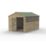 Forest Beckwood 8' x 11' 6" (Nominal) Apex Shiplap Timber Shed with Assembly