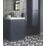 Floorstanding Vanity Unit & Basin Matt Indigo 500mm x 460mm x 840mm