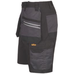 Site Kirksey Shorts Grey/Black 38" W