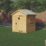 Shire Hide  4' x 4' (Nominal) Timber Playhouse