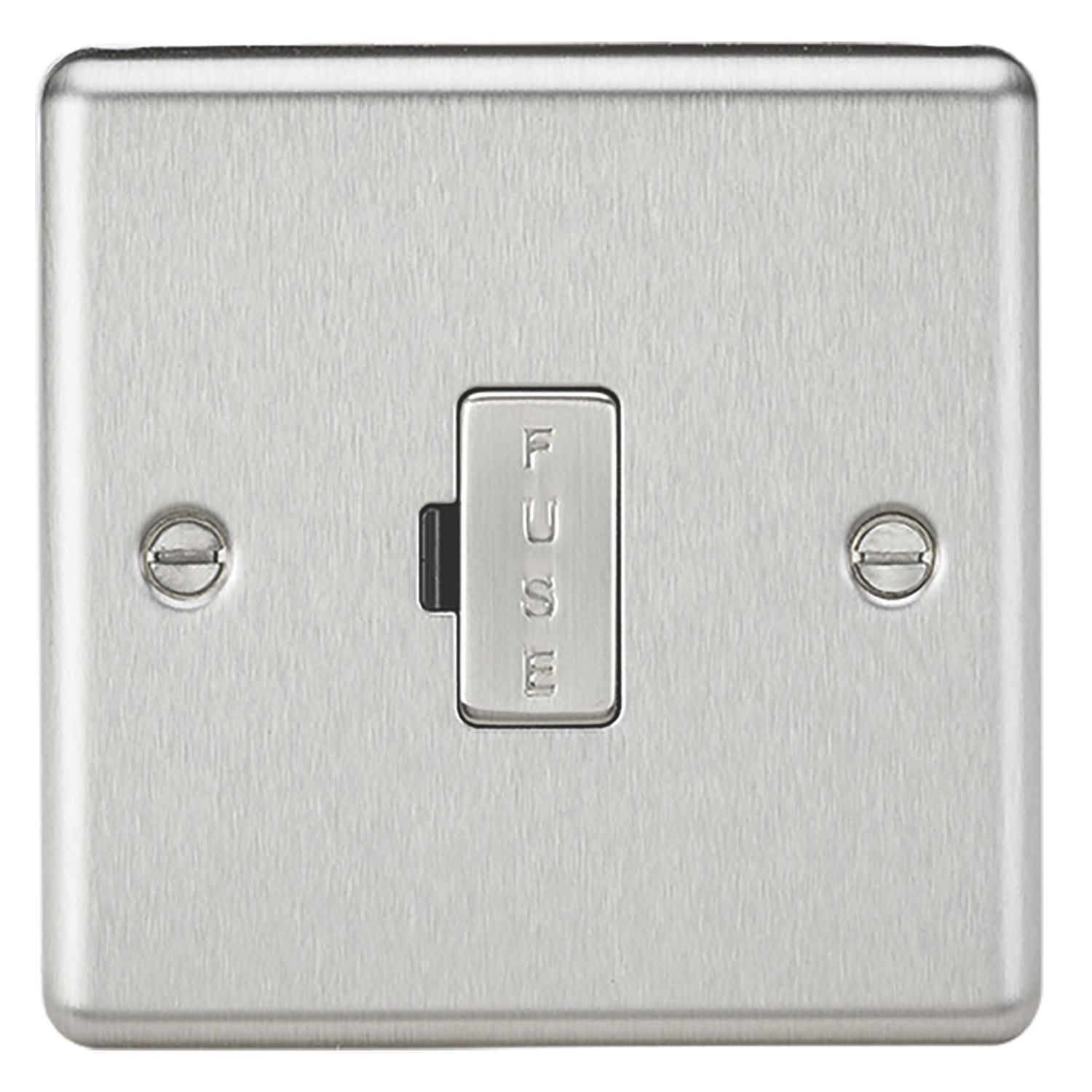 Knightsbridge 13A Unswitched Fused Spur Brushed Chrome (252TY)