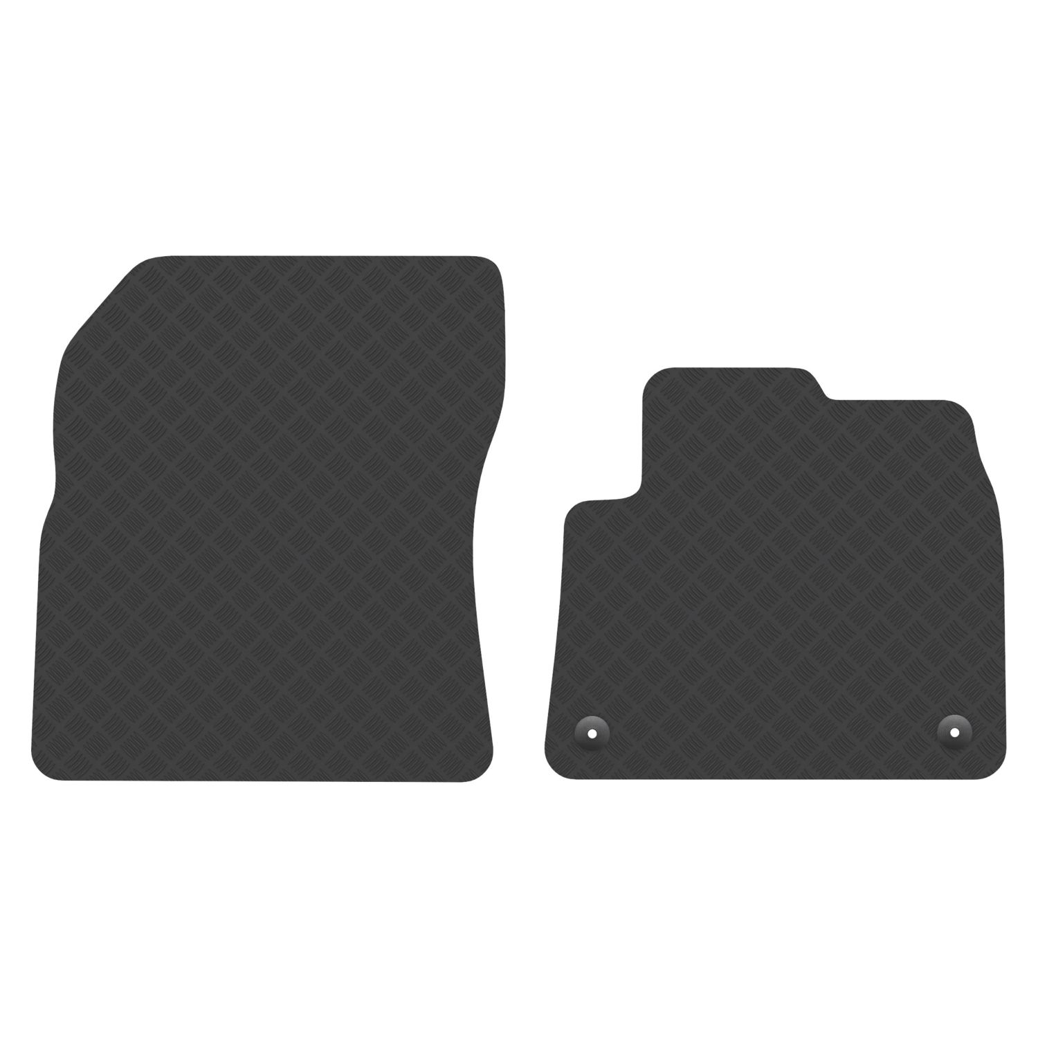 Car Mat Co. Citroen Berlingo 2018 on Rubber Car Mats 2 Piece Set (252VV)