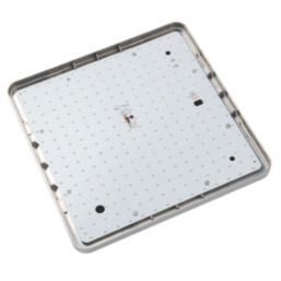 Saxby Noble LED Flush Light Silver-Effect 22W 1900lm