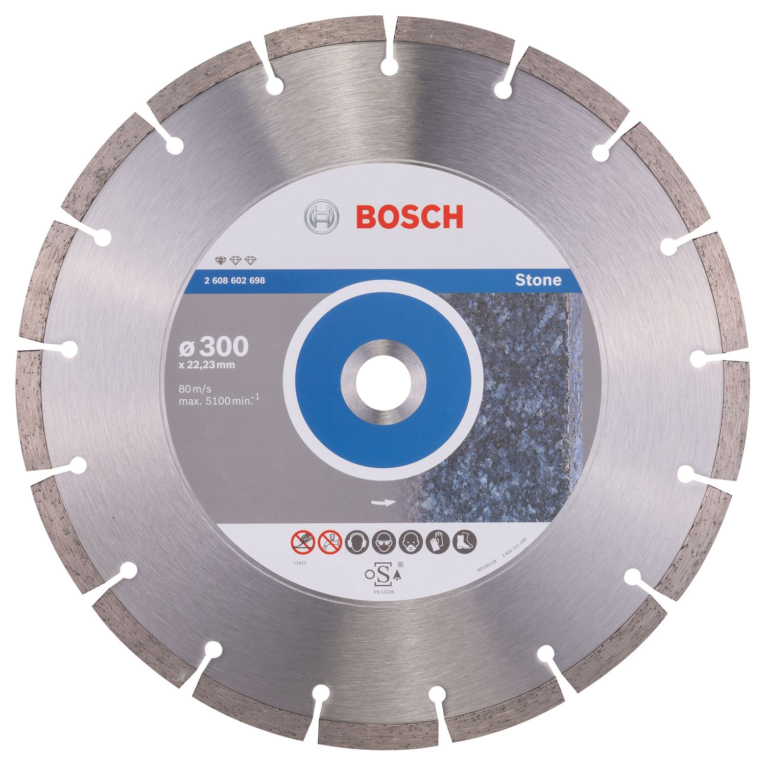 Bosch Multi-Material Diamond Disc 300mm x 22.23mm (25303)