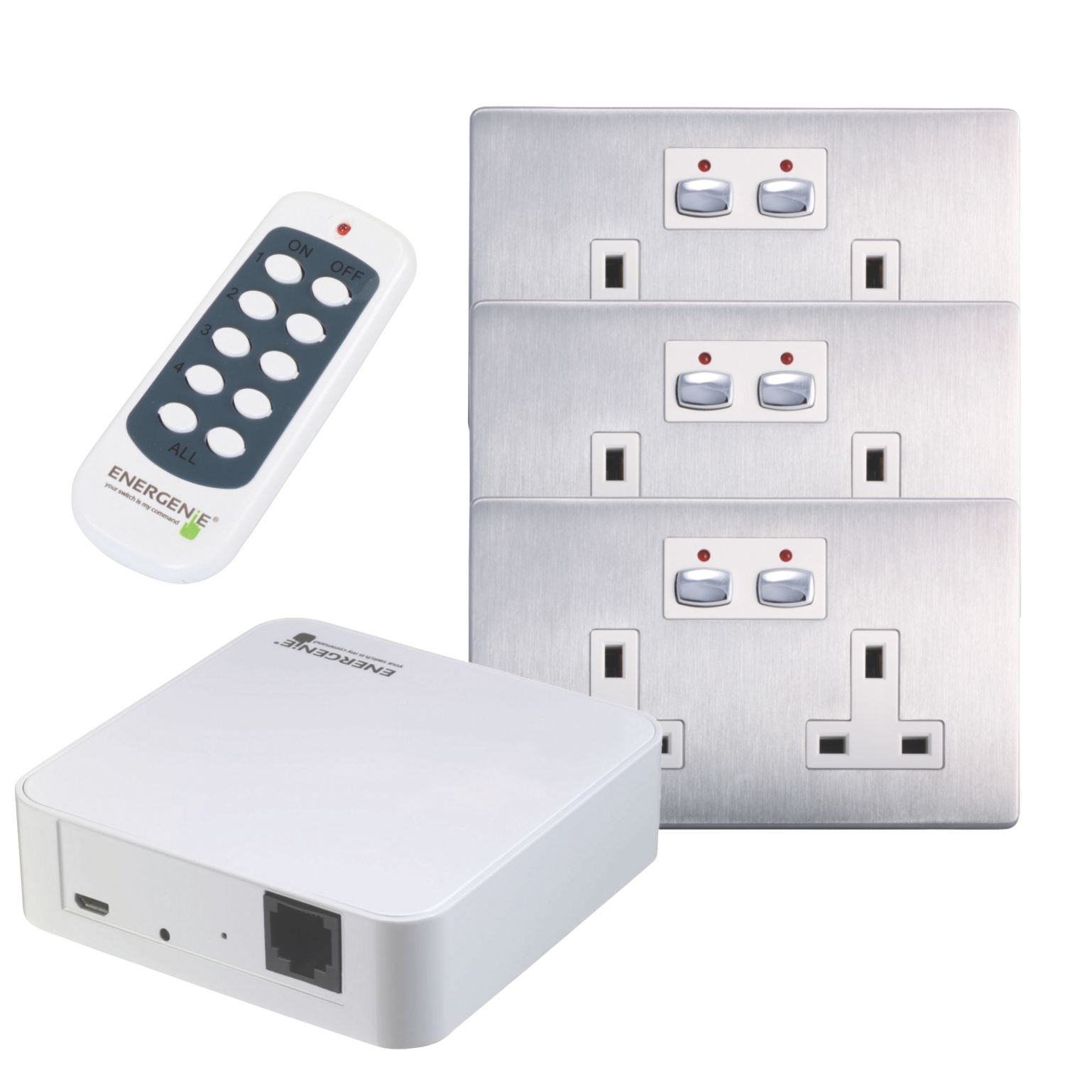 Energenie -Gang MiHome Socket Bundle (2534R)