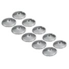 ETAL 15mm Pipe Collars Chrome 10 Pack