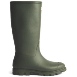 Hunter Downpour Tall Insulated  Size 9  Olive Non Safety Wellies