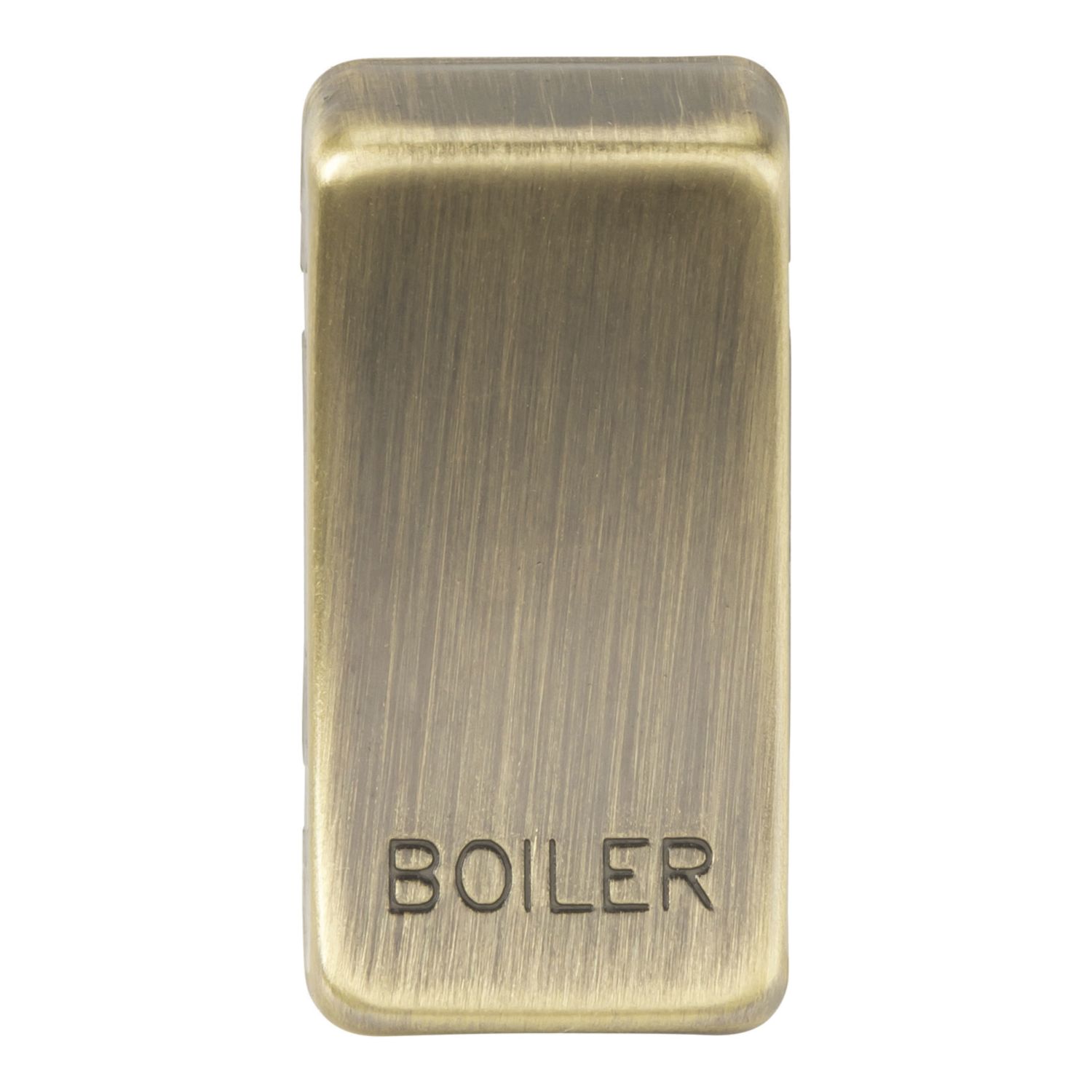 Knightsbridge 'BOILER' Switch Cover Antique Brass (253CR)