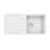 ETAL Comite Traditional 1 Bowl Composite Kitchen Sink White Reversible 1000mm x 500mm
